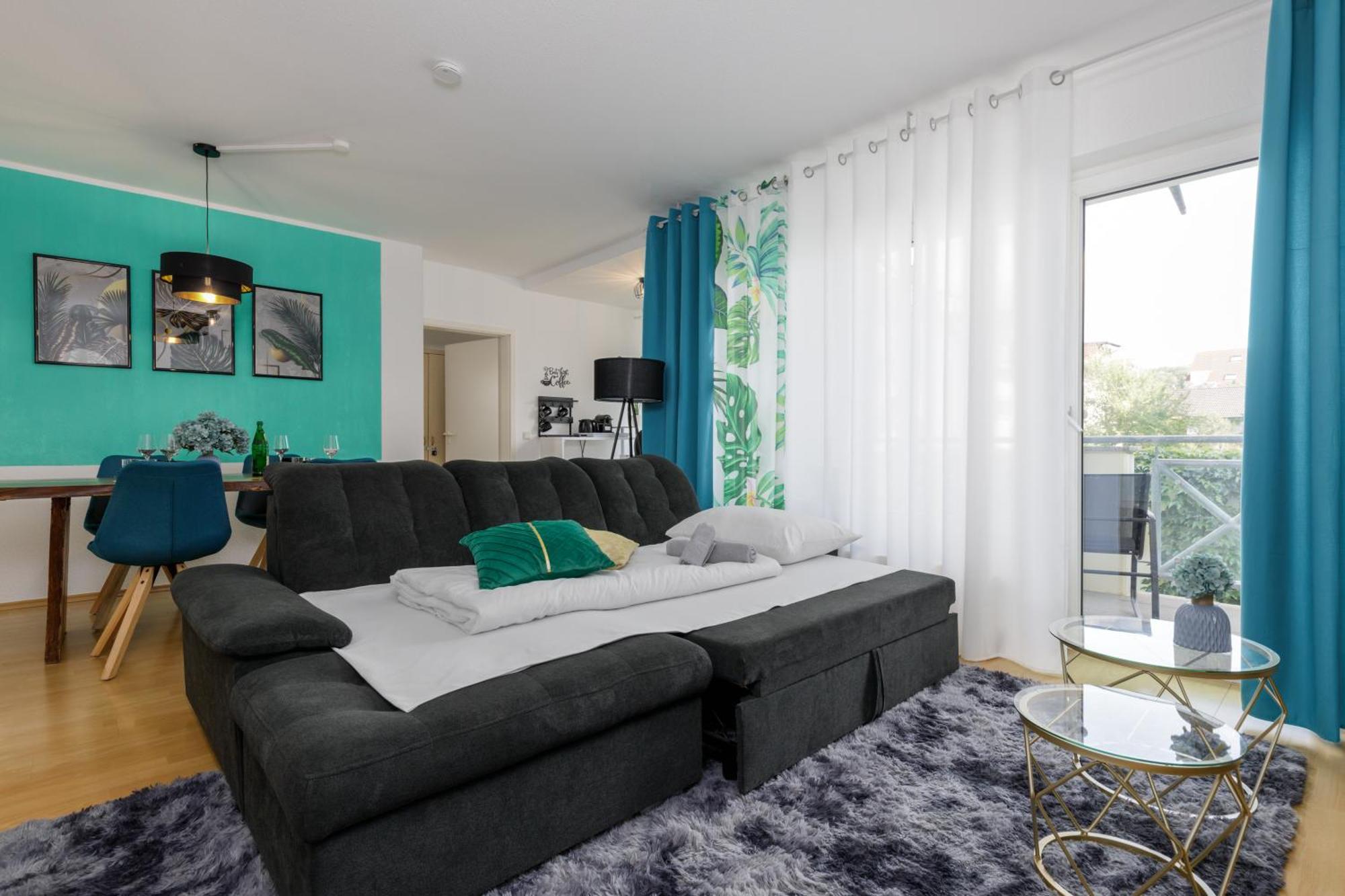 2 Zimmer Wohnung, Kueche, Bad, Balkon, Netflix Alzey Exteriör bild